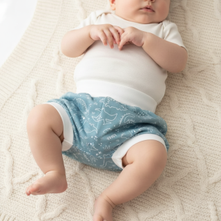 Kojenecké kraťasy Dino máta 56