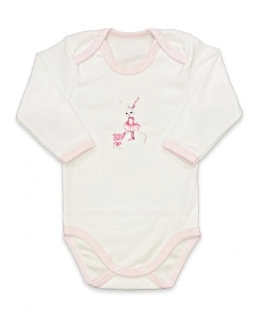 Dětské body dl. rukáv obrázek Baletka Z 92