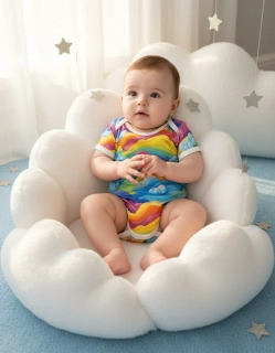 Kojenecké body kr. rukáv BE HAPPY duha 86
