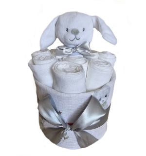 Brumlík plenkový dort Bílý zajíček