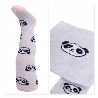 YO kojenecké punčocháčky Panda šedá 68/74