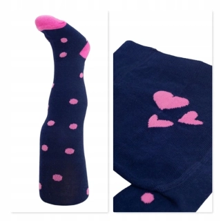 YO kojenecké punčocháčky srdíčka modrá 56/62