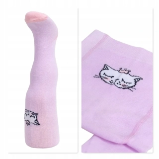 YO kojenecké punčocháčky Kočička lila 56/62