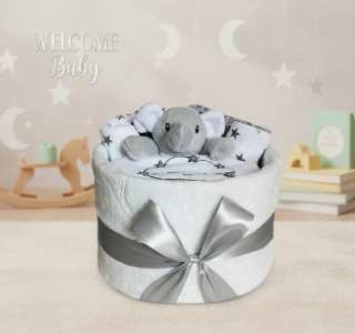 Brumlík dort dárkový balíček Welcome to the world 2