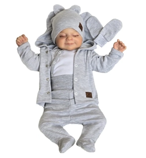 Kojenecká 5D souprava Brumlík šedá 50