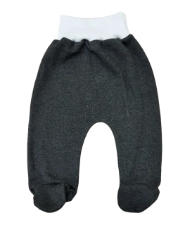 Kojenecké polodupačky antracit 56