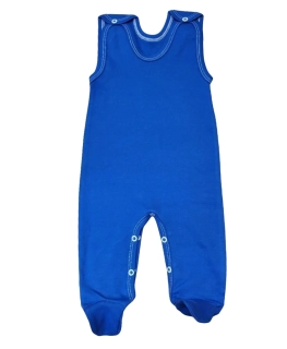 Kojenecké bavlněné dupačky modrá 62