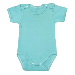 Kojenecké bavlněné body kr. rukáv mint 62