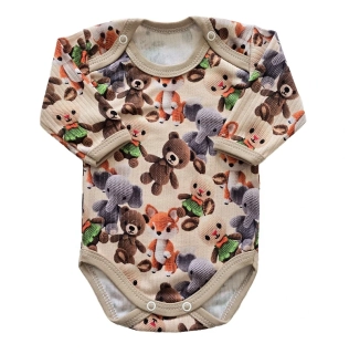 Kojenecké body Pletánci kapučíno 62