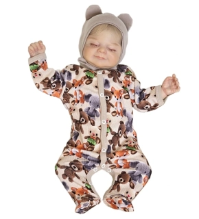 Kojenecký overal Pletánci kapučíno 50