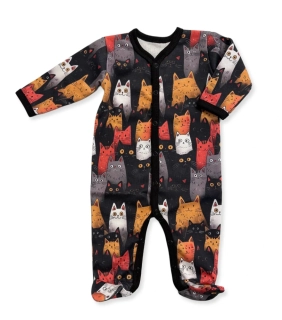 Dětský overal Kočky 92