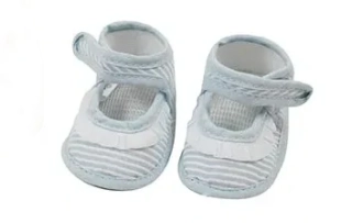 Kojenecké capáčky s kanýrkem modré