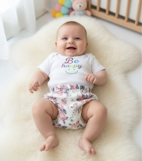 Kojenecké mušelínové kraťasy Růžička PU 62