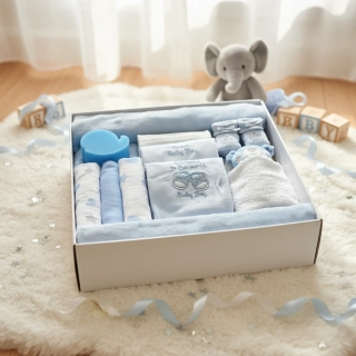 Dárkový set pro miminko Sweet baby boy 50/56