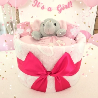 Brumlík dárkový balíček dortík Sweet baby girl 2 62