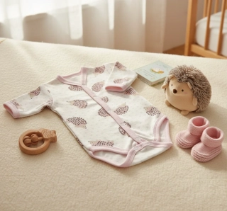 Kojenecké propínací body Ježeček růžový 62