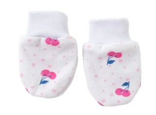 Kojenecké bavlněné rukavičky Třešinky