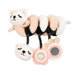 Hračka na postýlku/kočárek spirála KITTY