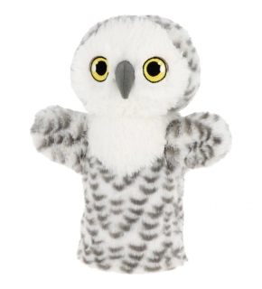 Keeleco maňásek na ruku Sovička 27 cm – ekologická plyšová hračka Keel Toys