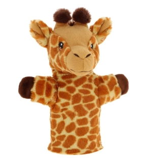 Keeleco maňásek na ruku Žirafka 27 cm – ekologická plyšová hračka Keel Toys