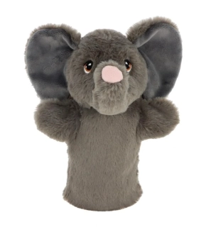 Keeleco maňásek na ruku Sloník 27 cm – ekologická plyšová hračka Keel Toys