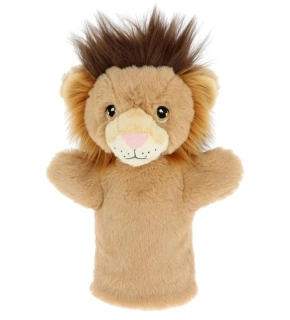 Keeleco maňásek na ruku Lvíček 27 cm – ekologická plyšová hračka Keel Toys