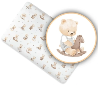 Dětské bavlněné prostěradlo 120 × 60 cm – Baby méďa