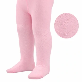 Dívčí růžové punčocháče s jemným vzorem SOFT TOUCH 56/62