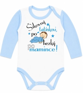 Body s nápisem "Šikovný po tatínkovi-hezký po mamince!" 50