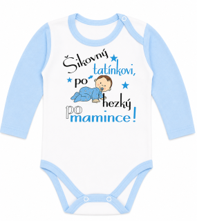 Body s nápisem "Šikovný po tatínkovi-hezký po mamince!" 62