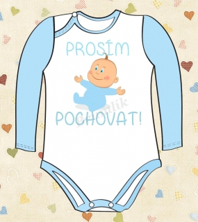 Vtipné body s nápisem “Prosím pochovat!” 50m