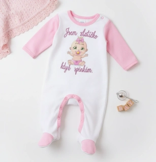 Originální overal Jsem zlatíčko, když spinkám..74